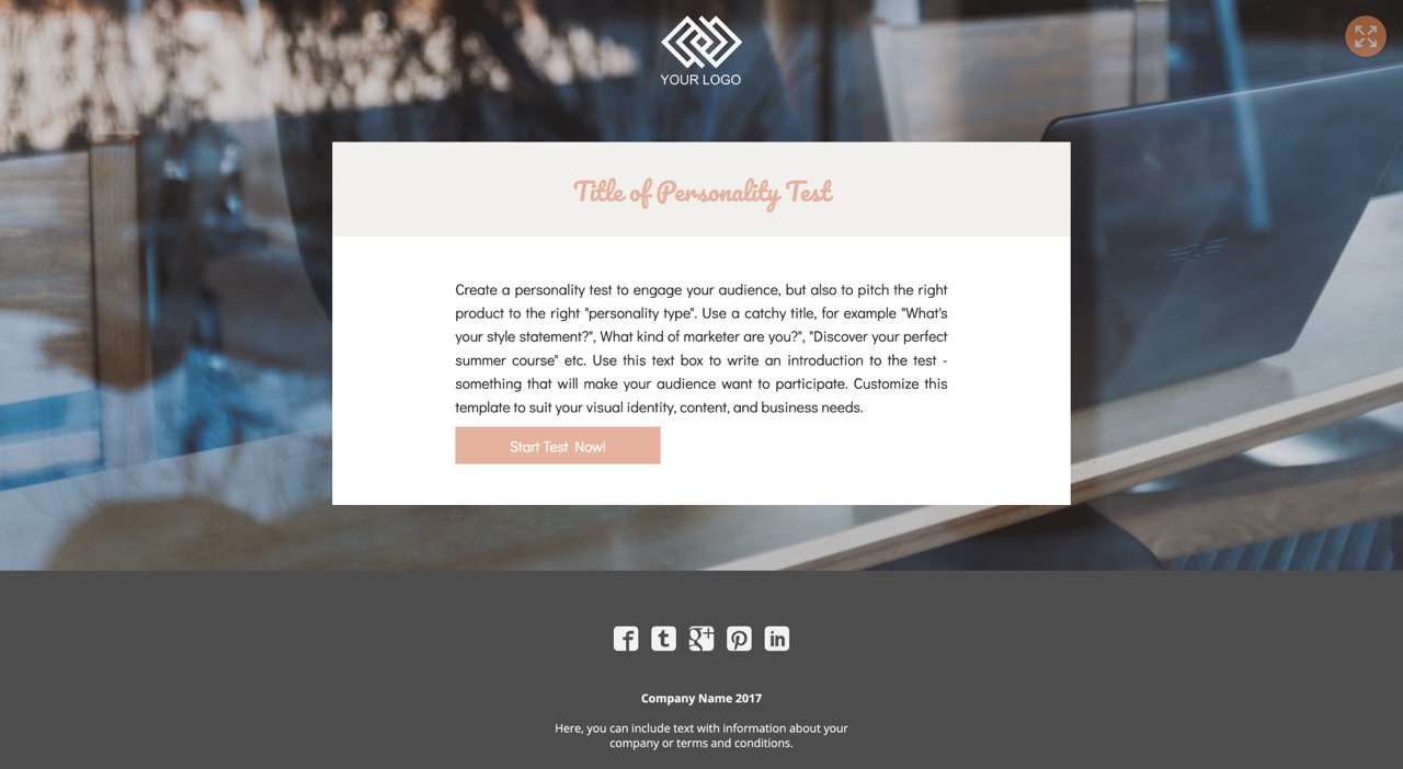 Personality or Profile-based Quizzes